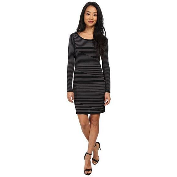 JULIA JORDAN Daniella Striped Bodycon Dress // Small - Picture 1 of 11